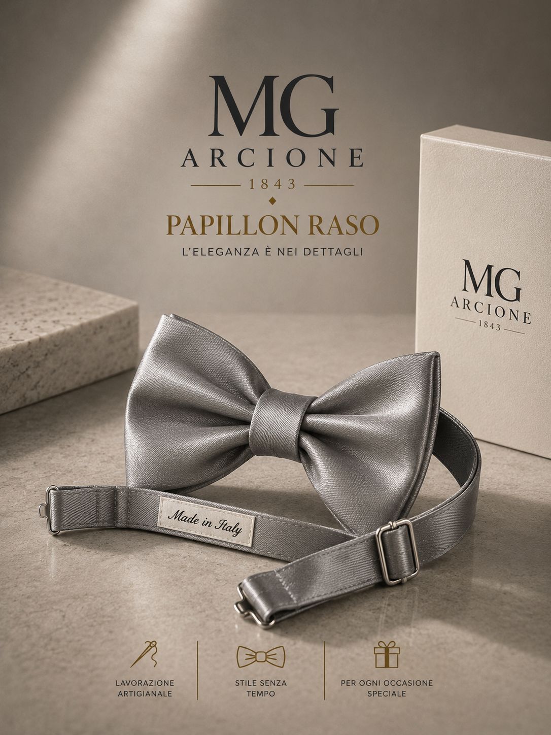 Papillon Fumo Di Raso