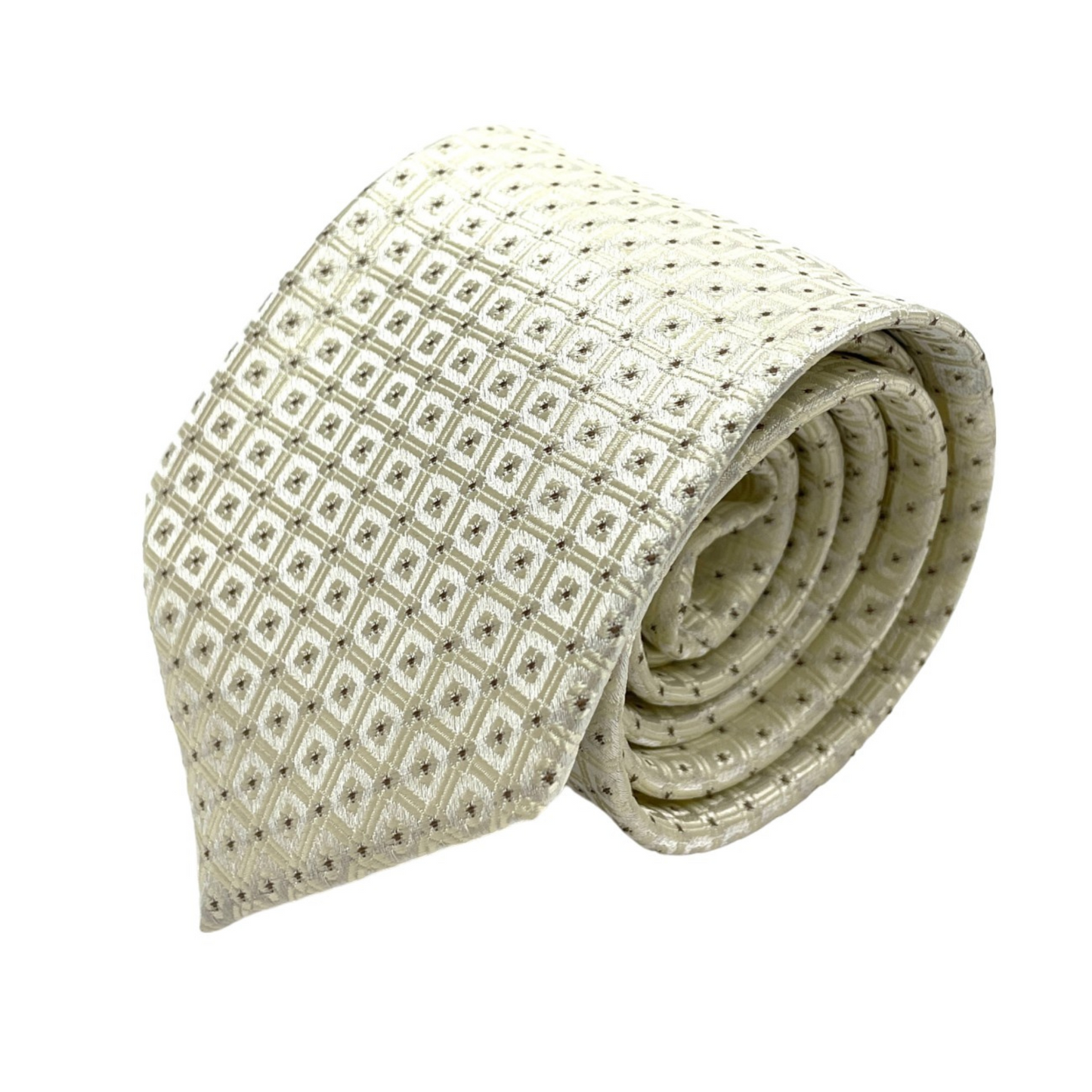 Cravatta Fantasia Verde con Quadretti 8 cm