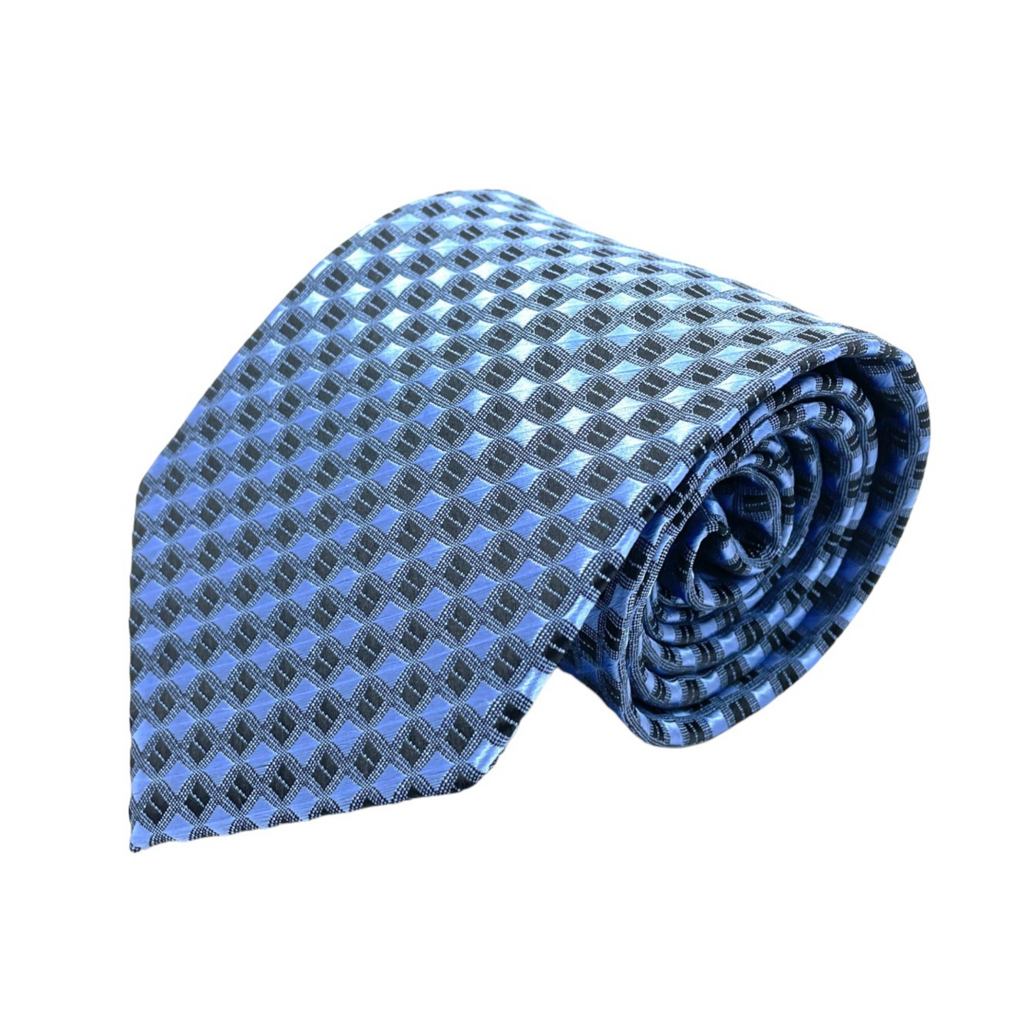 Cravatta Fantasia Verde con Quadretti 8 cm