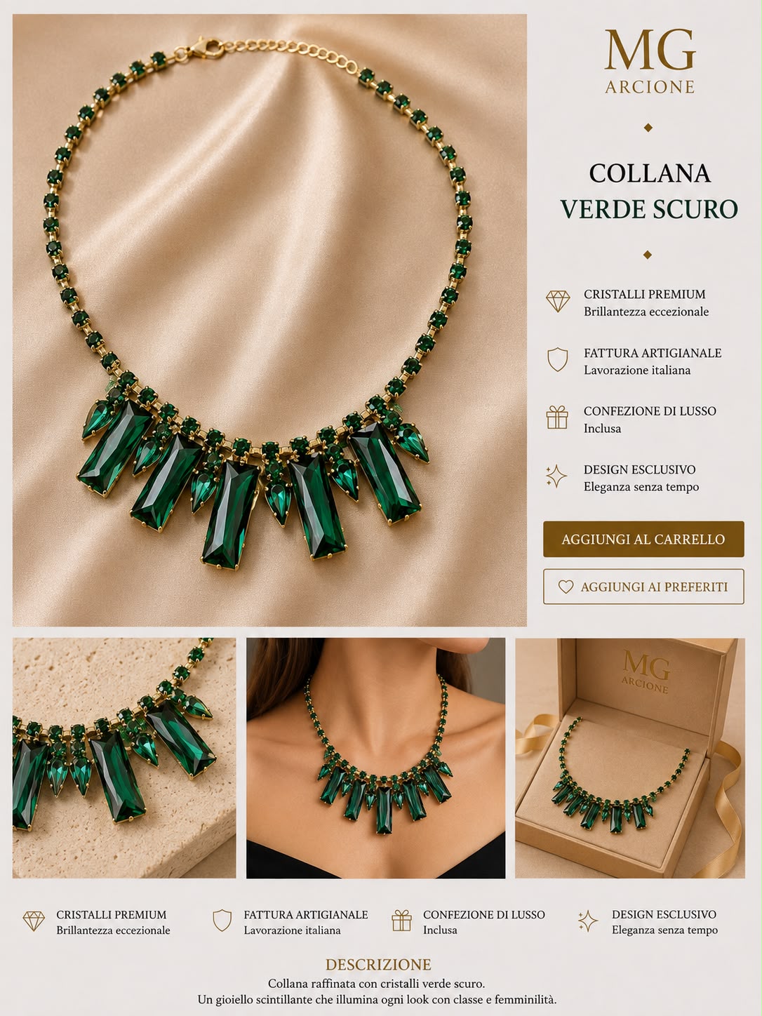 Collier Nisida Verde