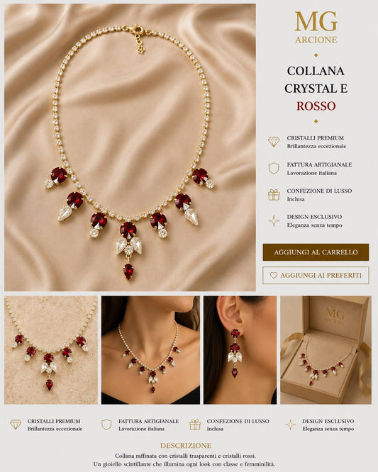 Collier Angel Rosso