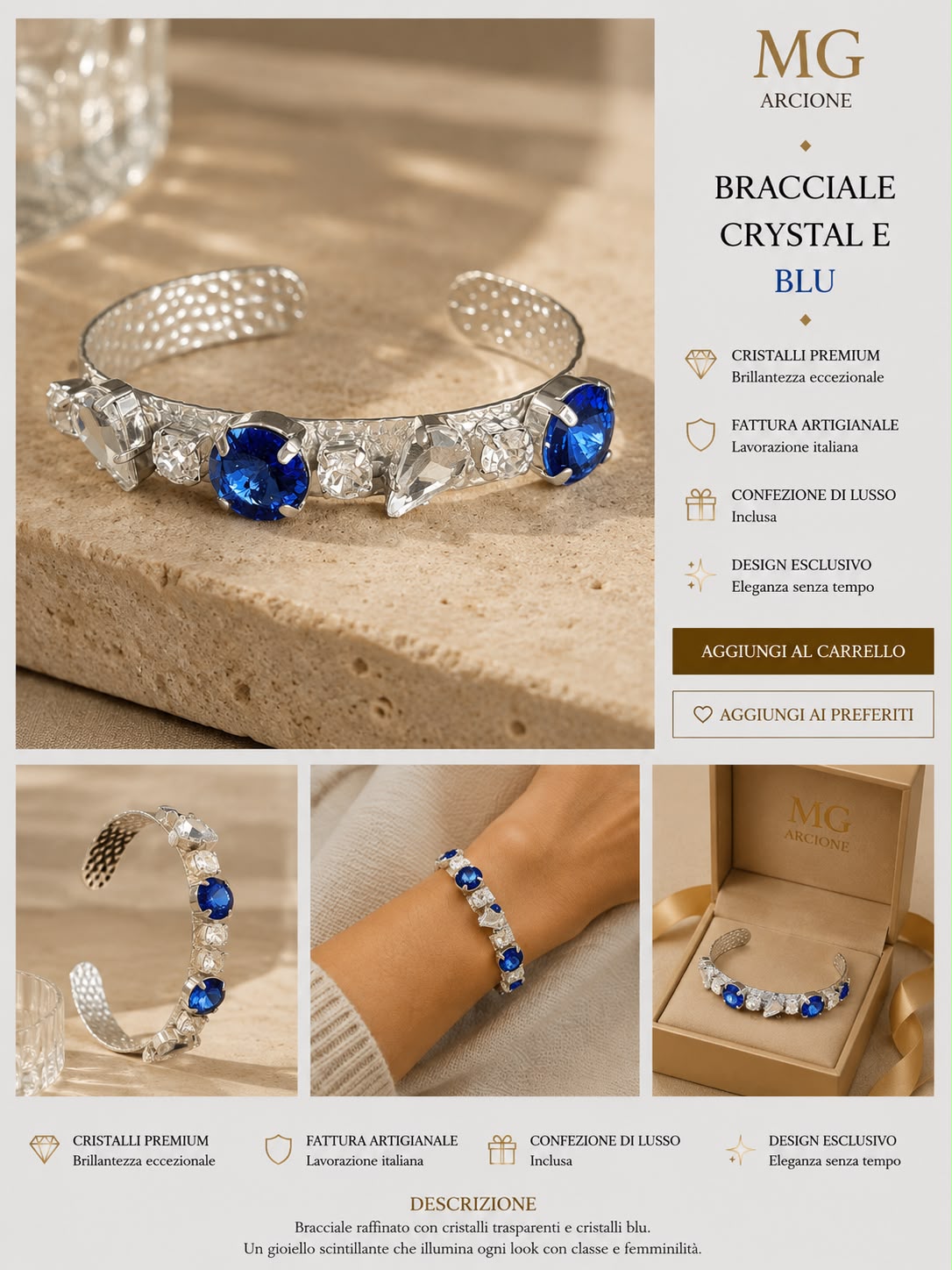 Bracciale Angel Zaffiro