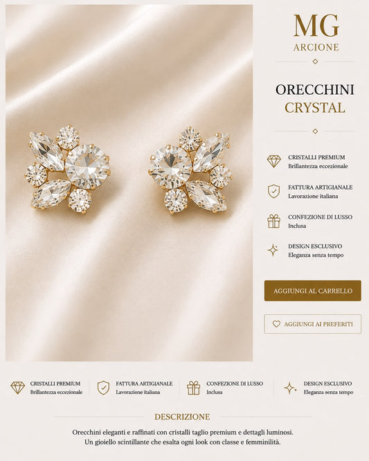 Orecchini Malta Crystal