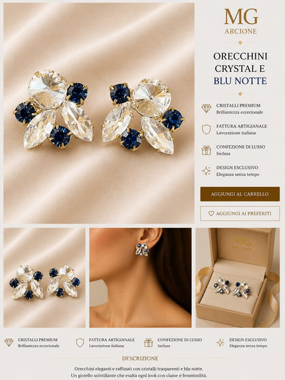 Orecchini Malta Crystal
