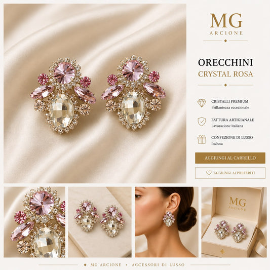 Orecchini Procida Rosa