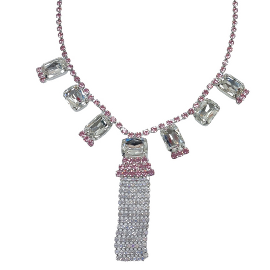 Collier Ischia Crystal e Rosa