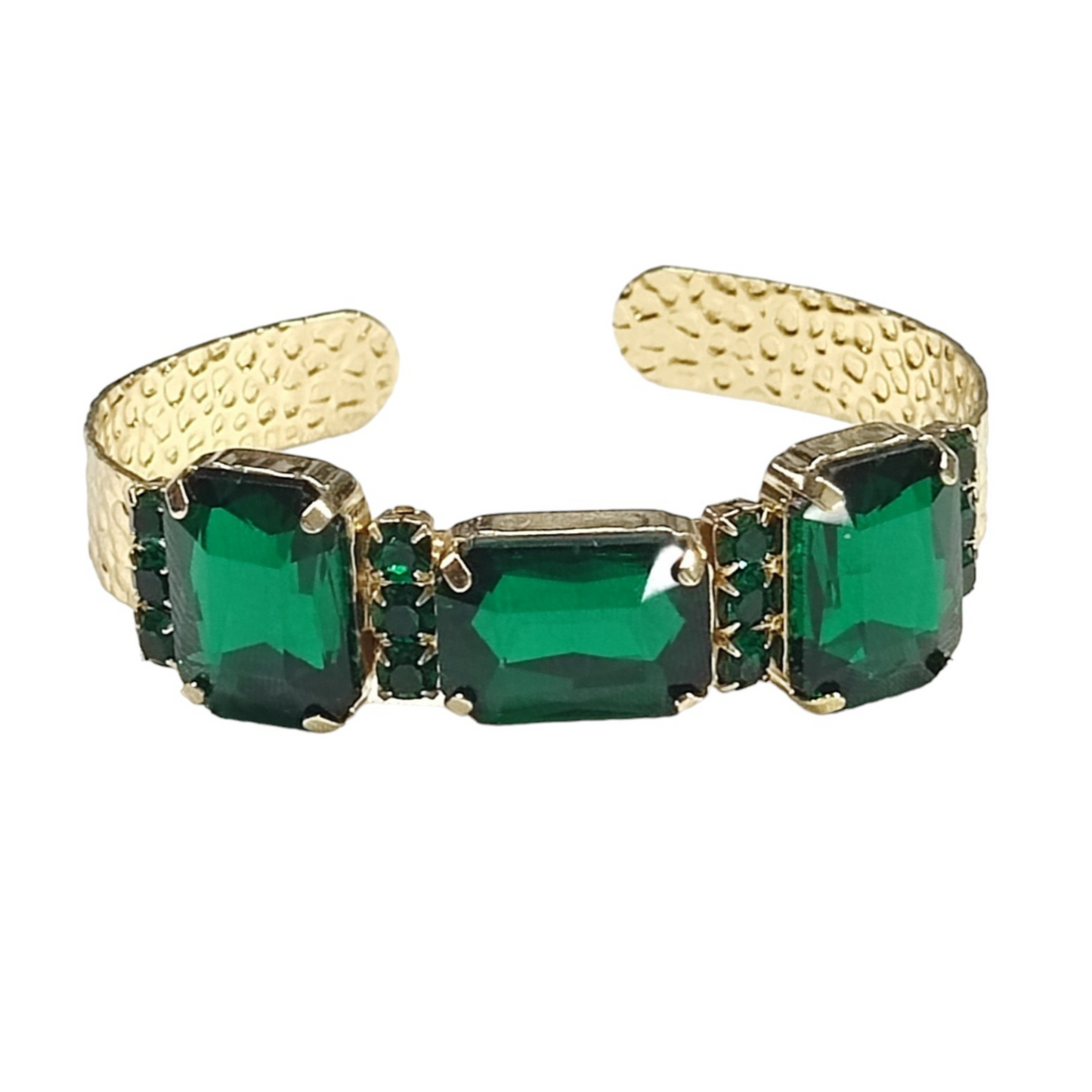 Bracciale Ischia Verde Scuro e Oro