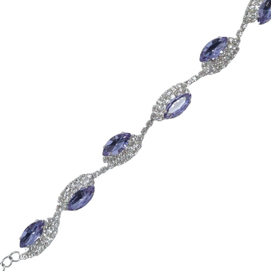 Bracciale Ravello Crystal e Glicine