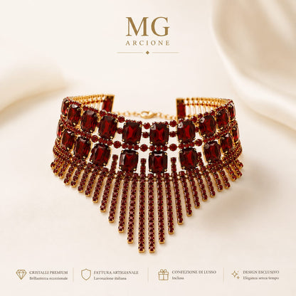 Collier e Orecchini Caterina Rubino e Oro